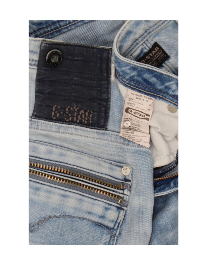 G-STAR Womens Distressed Slim Jeans W28 L34 Blue Vintage G-Star and Second-Hand G-Star from Messina Hembry 
