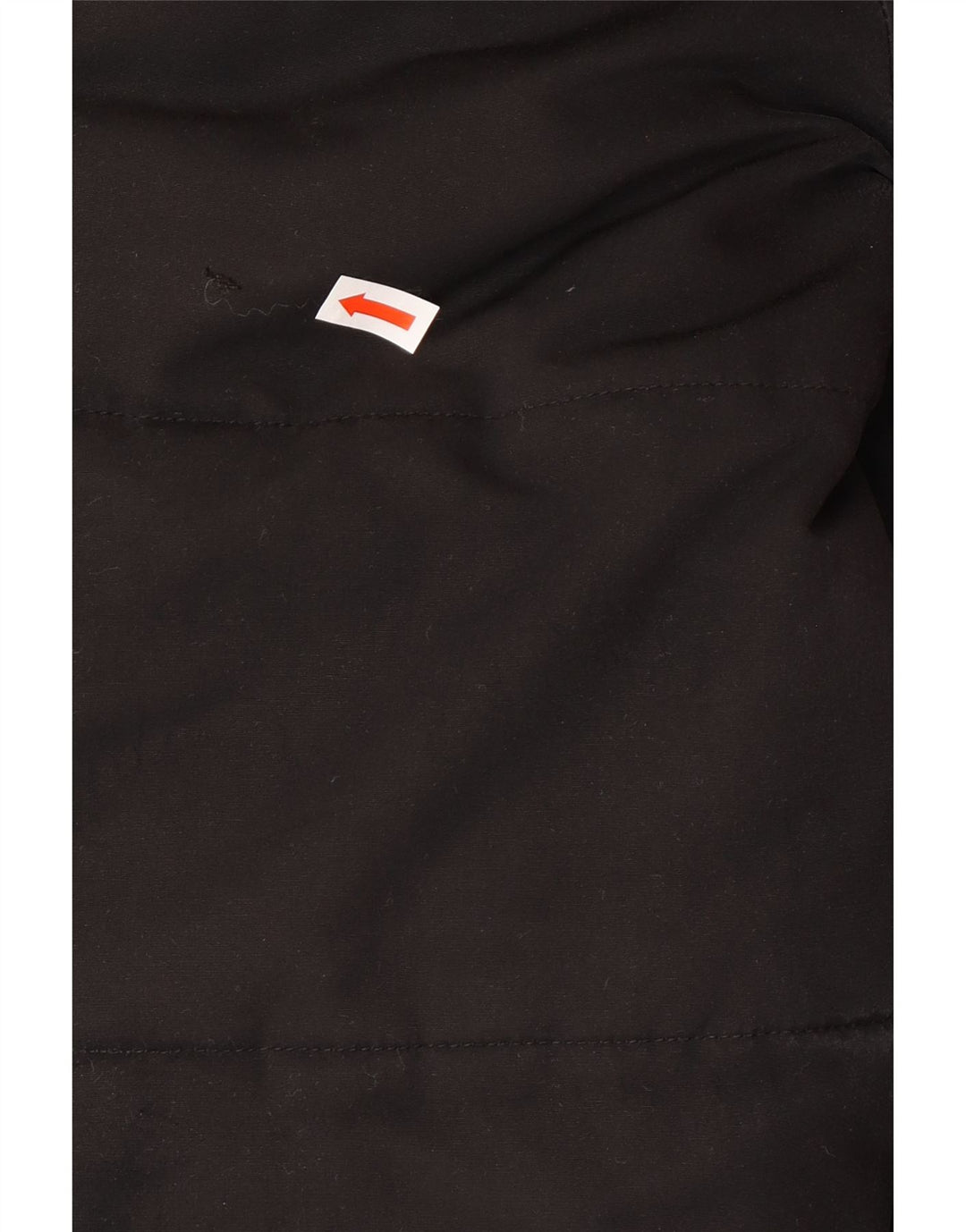 Женская стеганая куртка свободного кроя Superdry UK 10, маленькая черная зимняя