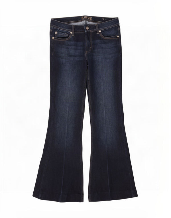Женские расклешенные джинсы Zara Z1975 EU 42, большие W32 L32, темно-синие