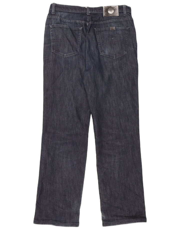 Мужские прямые джинсы TRUSSARDI W33 L31 темно-синие