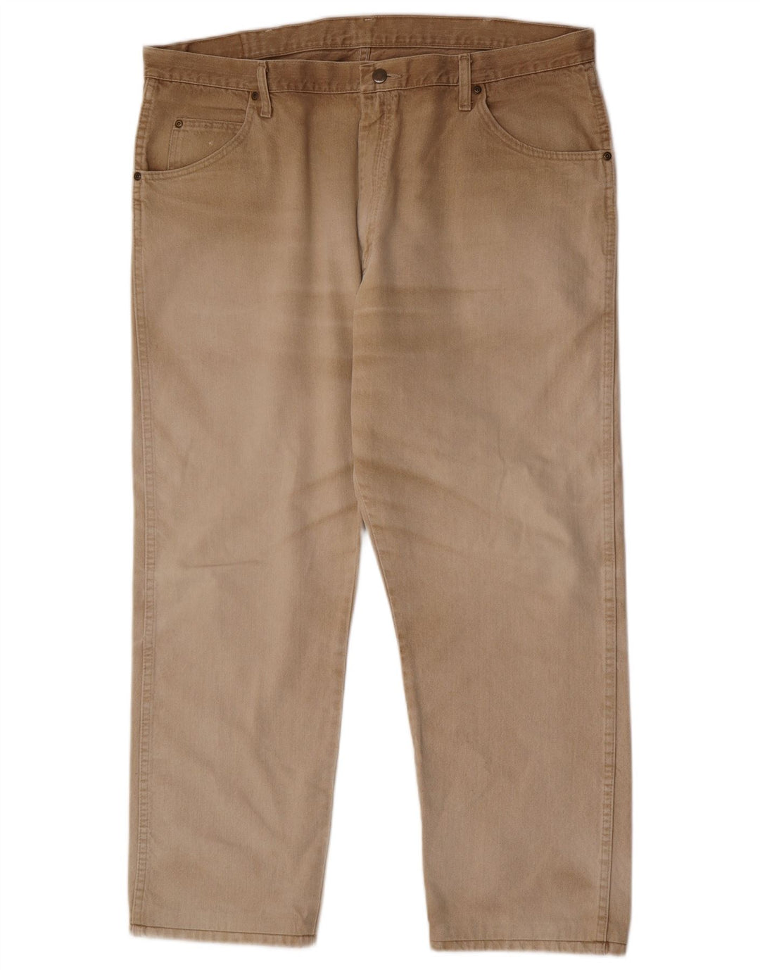 Мужские прямые джинсы Wrangler W42 L30, бежевый хлопок