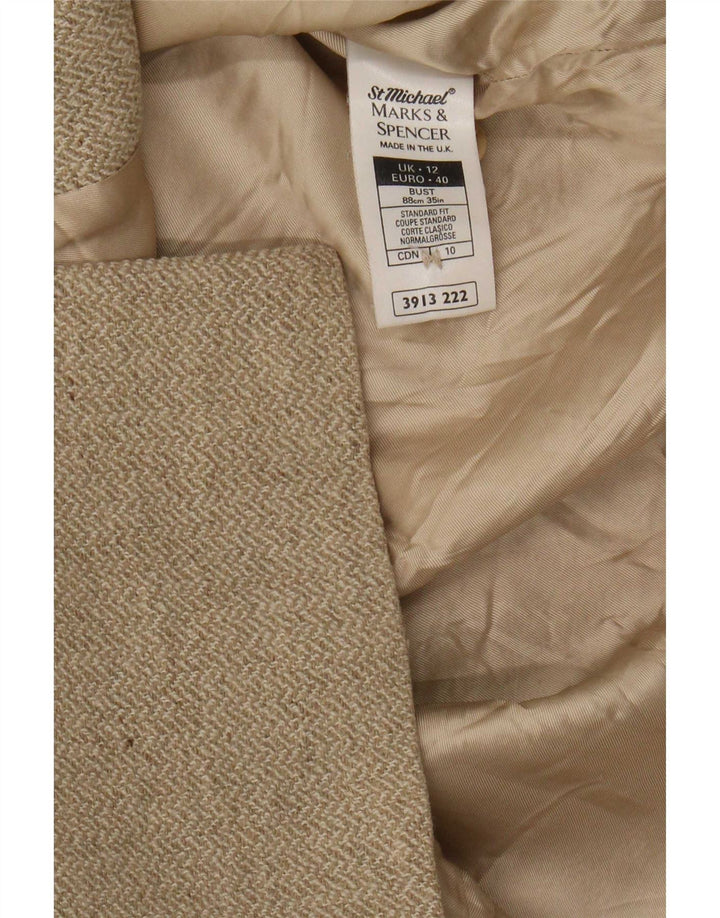 Женский пиджак Marks & Spencer St. Michael UK 12, средний бежевый