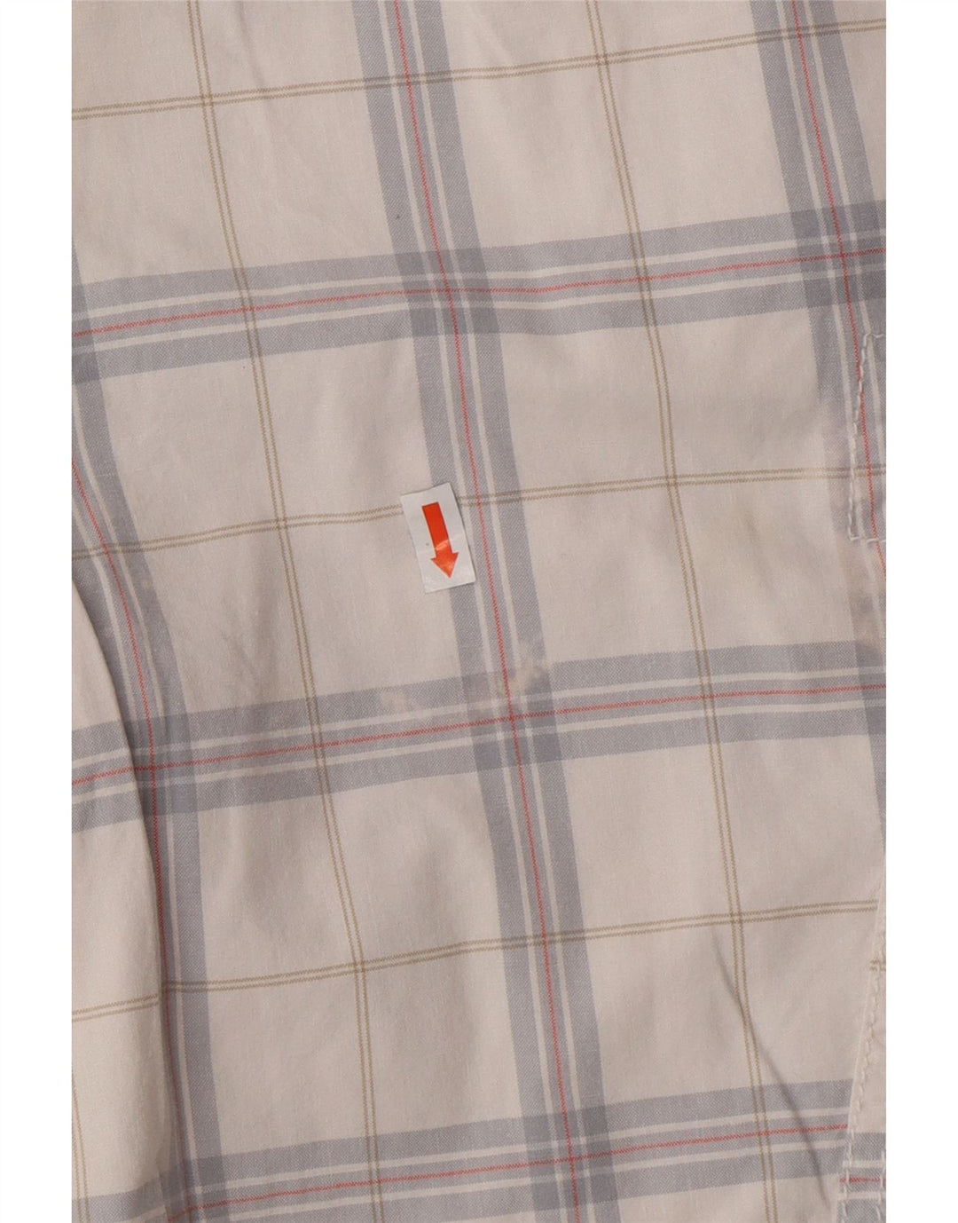 CALVIN KLEIN Мужские шорты карго W32, средний белый цвет, хлопок в клетку