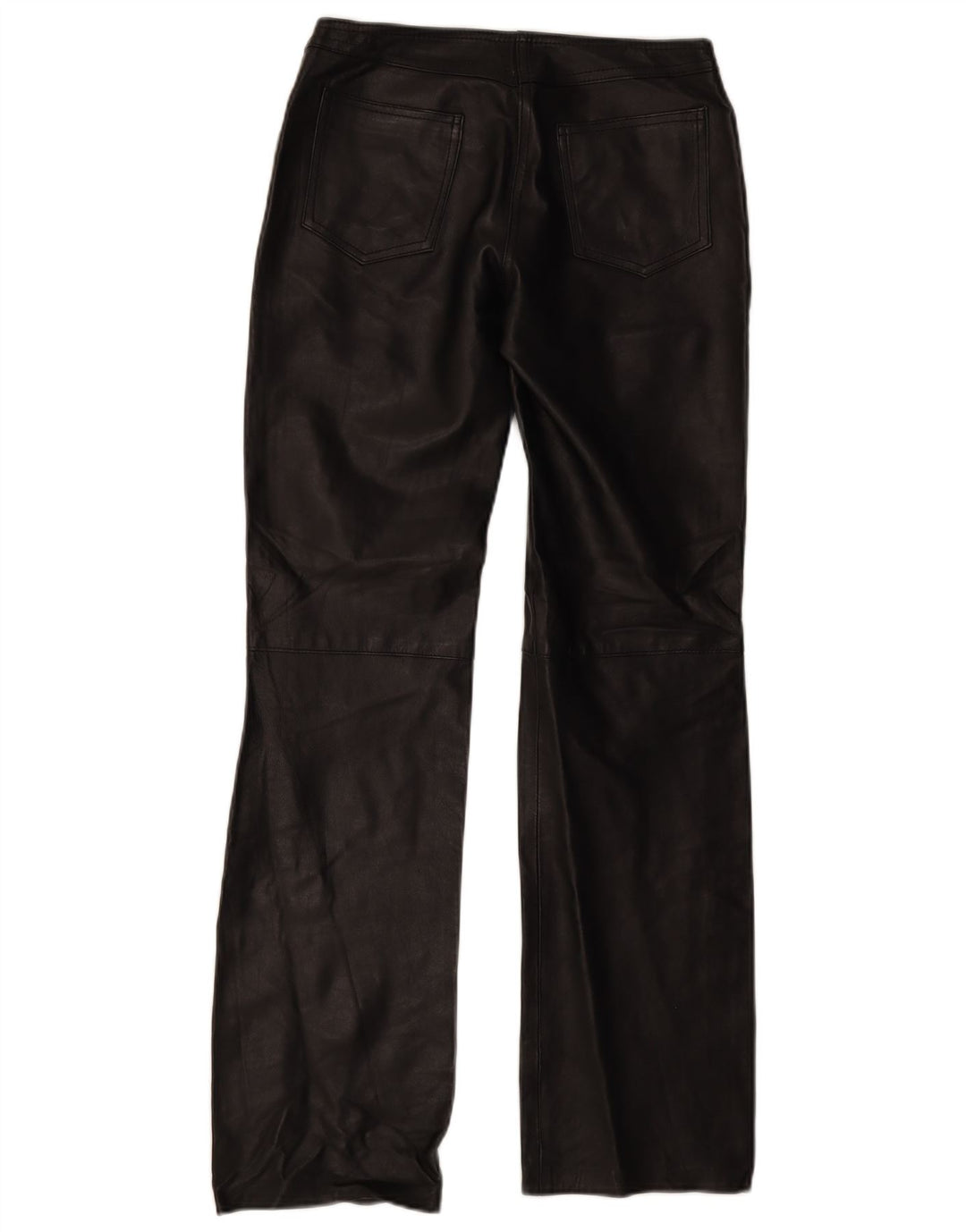 XETRA Женские кожаные брюки Bootcut IT 42 Medium W28 L32 Черные