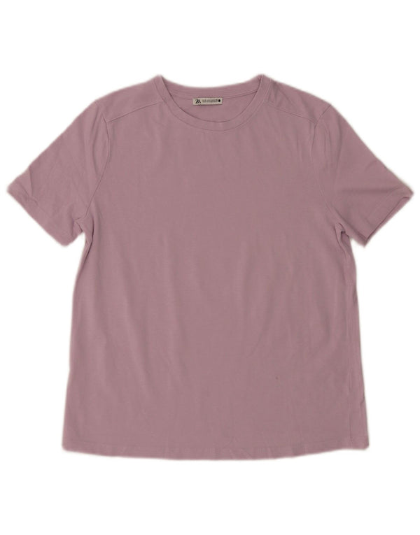 Женская футболка Zara Top UK 10, маленькая фиолетовая