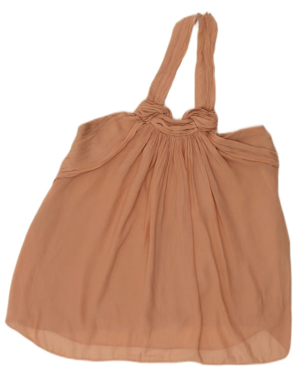 Женский топ с лямкой Zara UK 12, средний розовый