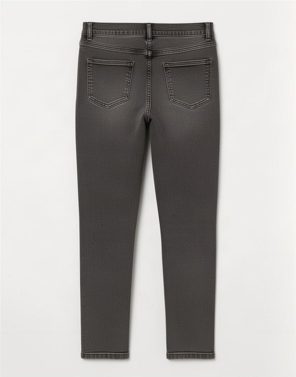 Женские укороченные джинсы скинни Marks & Spencer UK 14, большие W32 L25, серый хлопок
