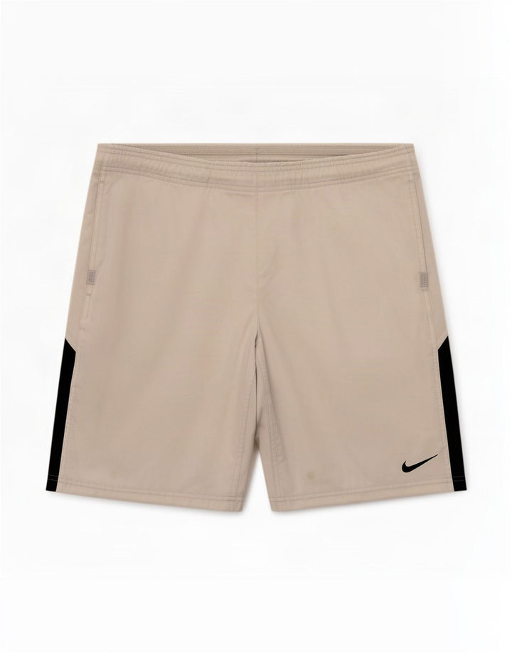 Мужские спортивные шорты Nike Dri Fit, маленькие белые полиэстер с цветными блоками