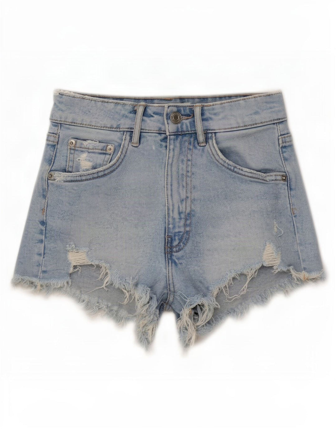 Женские джинсовые шорты Zara EU 32 2XS W22 Синие