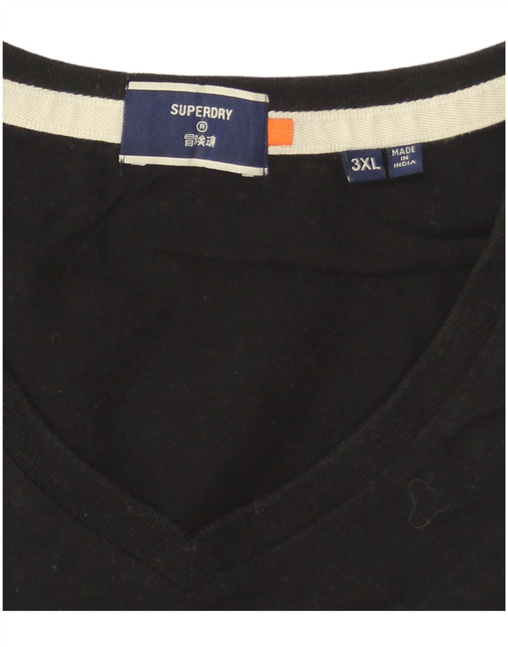Мужская футболка Superdry Top 3XL, черная