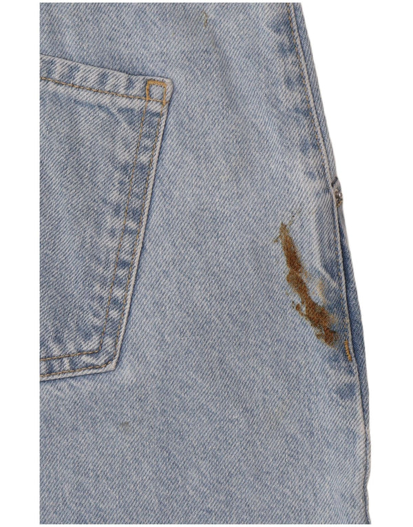 Женские джинсы с завышенной талией Zara EU 36 XS W26 L27, синий хлопок