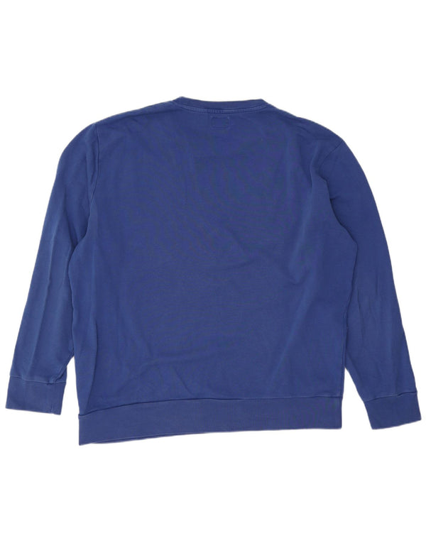 Мужской свитшот с рисунком Levi's, XL, синий хлопок
