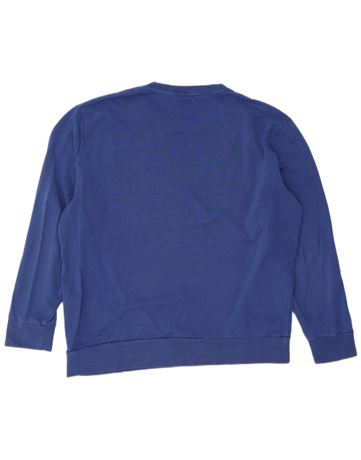 Мужской свитшот с рисунком Levi's, XL, синий хлопок