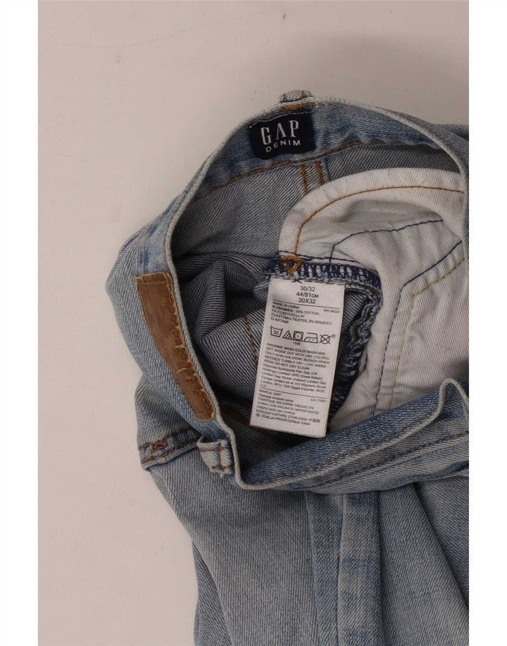 Джинсы мужские прямые Gap W30 L32 синие, хлопок