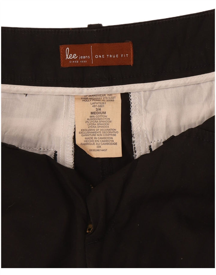 Женские повседневные шорты LEE US 3 Small W27, черные хлопковые