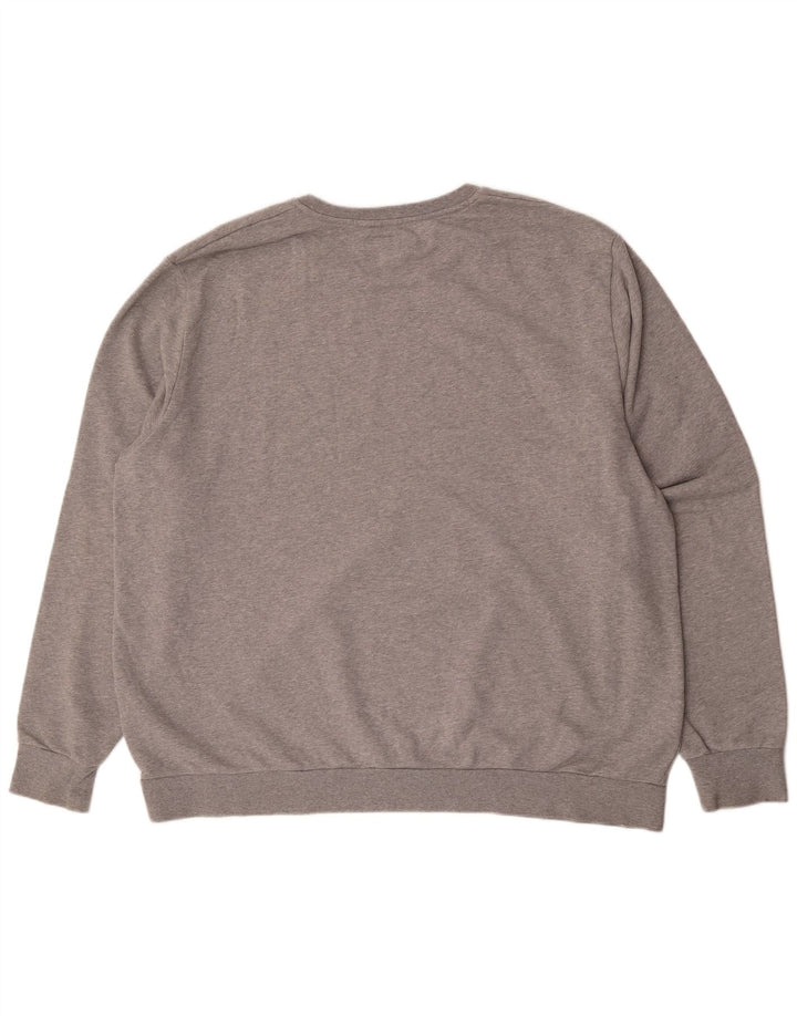 Мужской свитшот Hackett Classic Fit с графическим рисунком, джемпер 3XL, серый хлопок