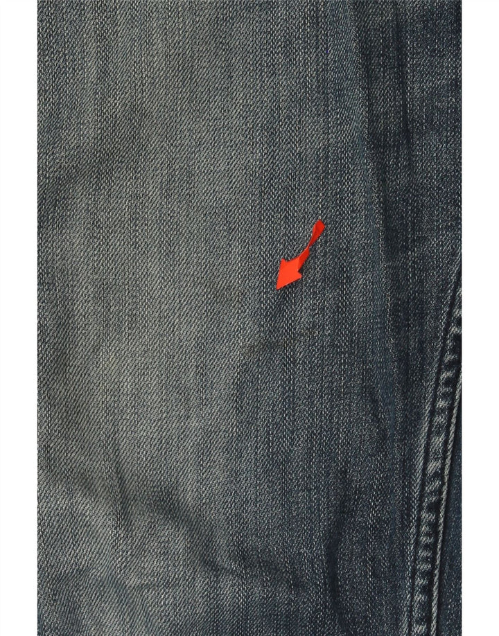 Мужские потертые узкие джинсы CALVIN KLEIN W32 L34, синий хлопок