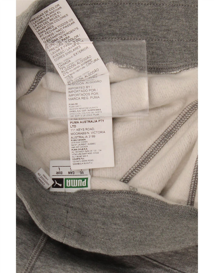 Мужские спортивные брюки-карго PUMA, большие серые хлопковые брюки с крапинками