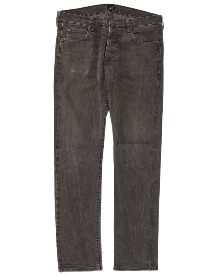 Мужские джинсы Lee Powell Slim W33 L34, серый хлопок