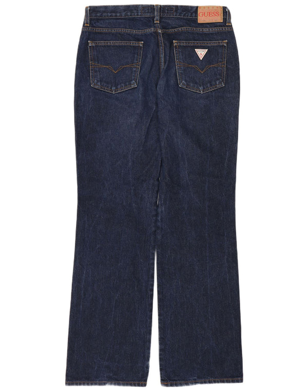 Мужские прямые джинсы Guess W32 L32 темно-синие, хлопок