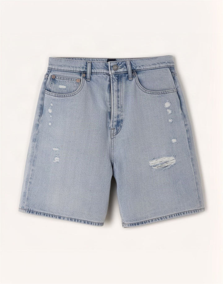 Женские джинсовые шорты Gap, средний размер, W28, синие, хлопок