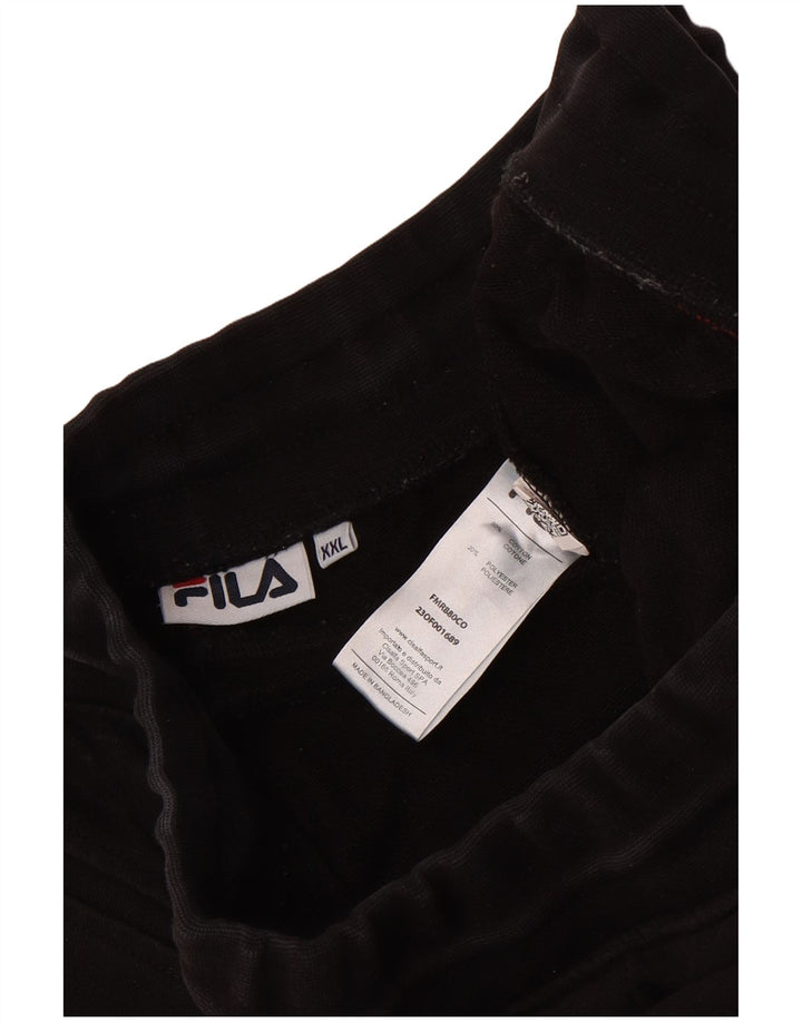Мужские спортивные брюки Fila 2XL, черный хлопок