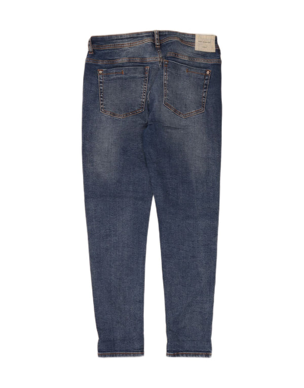 Женские джинсы скинни Zara EU 40 Medium W30 L28 Темно-синие