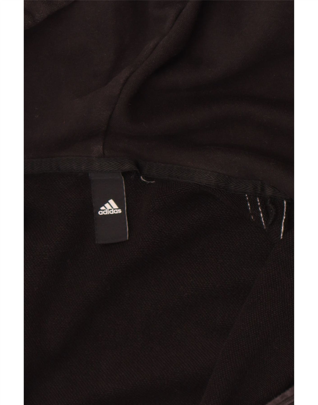 Мужской свитер с капюшоном на молнии Adidas, маленький черный