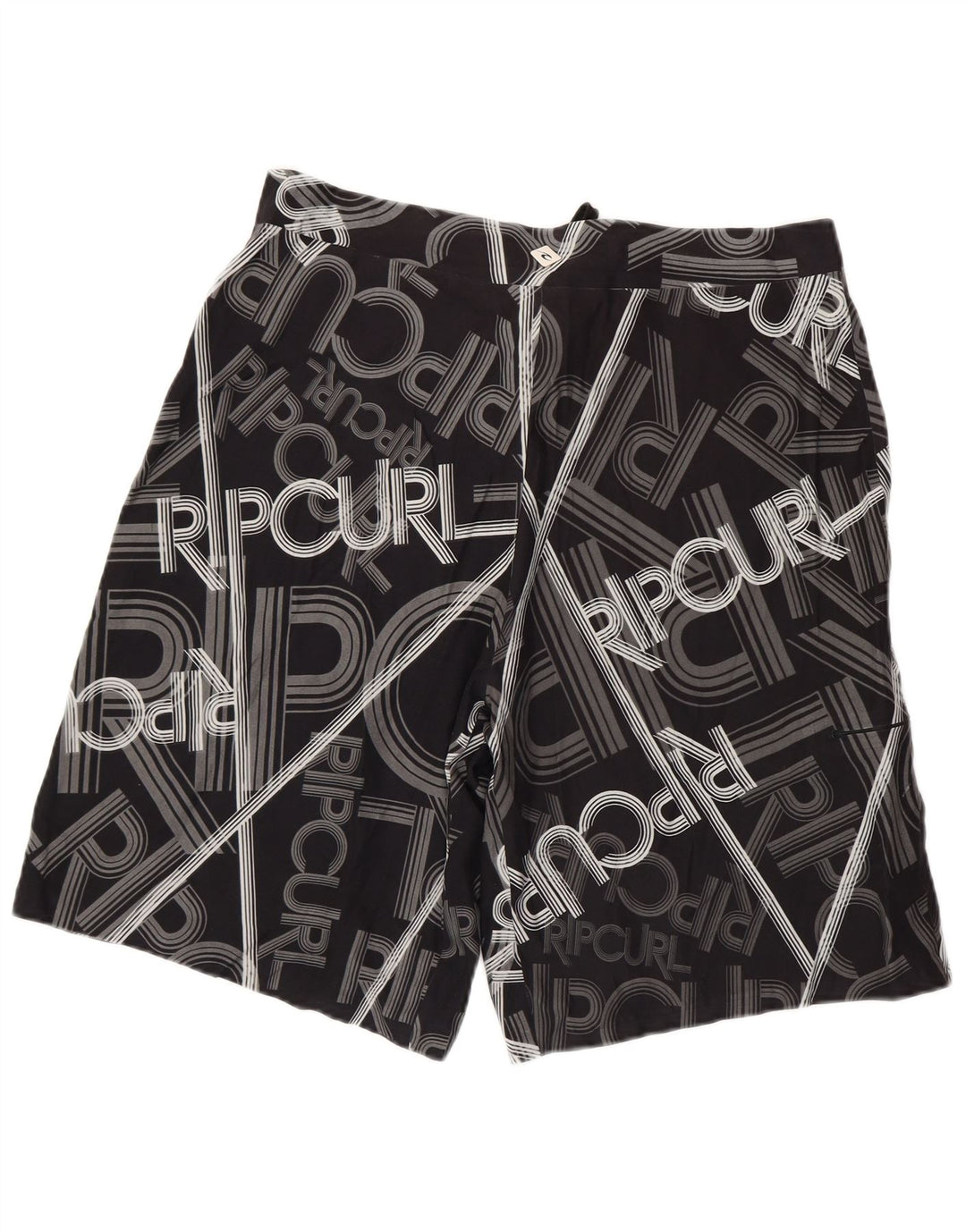 Мужские шорты для плавания RIP CURL с рисунком, большие черные