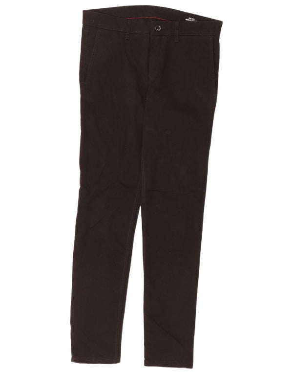 Мужские брюки-чиносы Zara EU 40 Medium W31 L30, черные, хлопковые