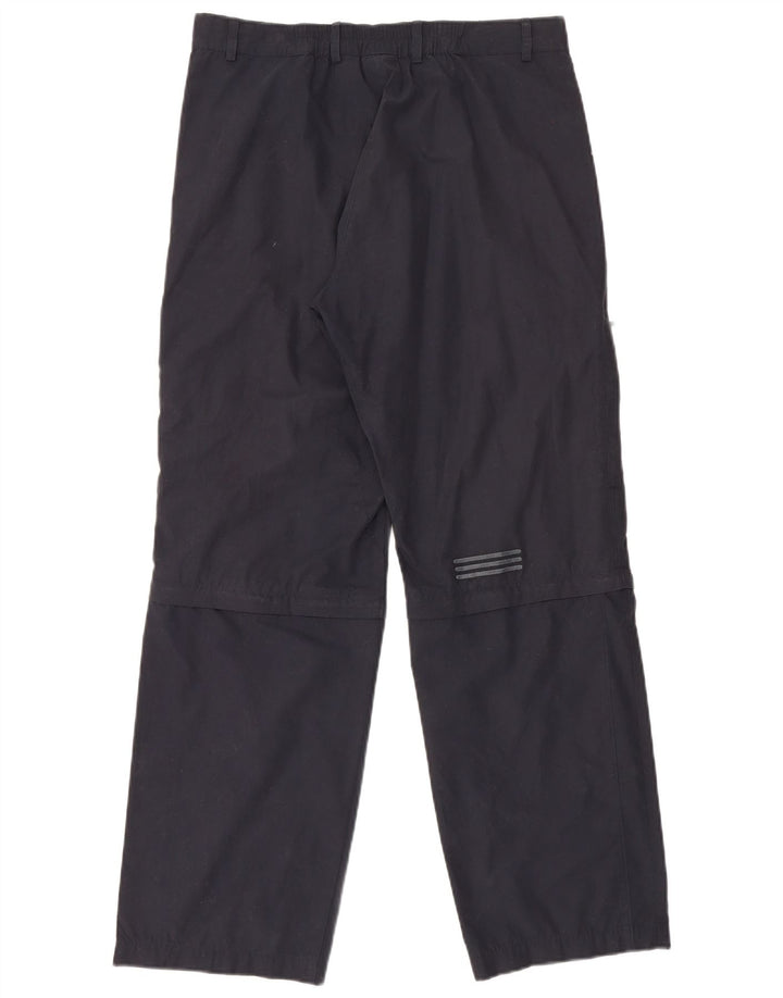 Мужские прямые брюки-карго Adidas Medium W32 L31 Темно-синий полиэстер