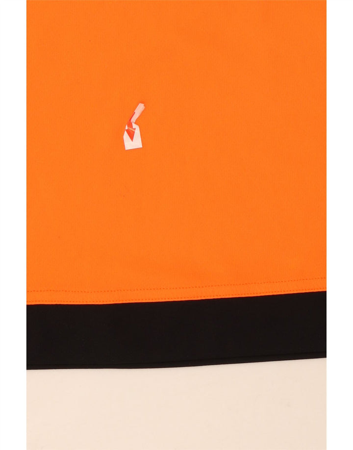 Мужская футболка Adidas Climalite Top Medium Orange Colorblock
