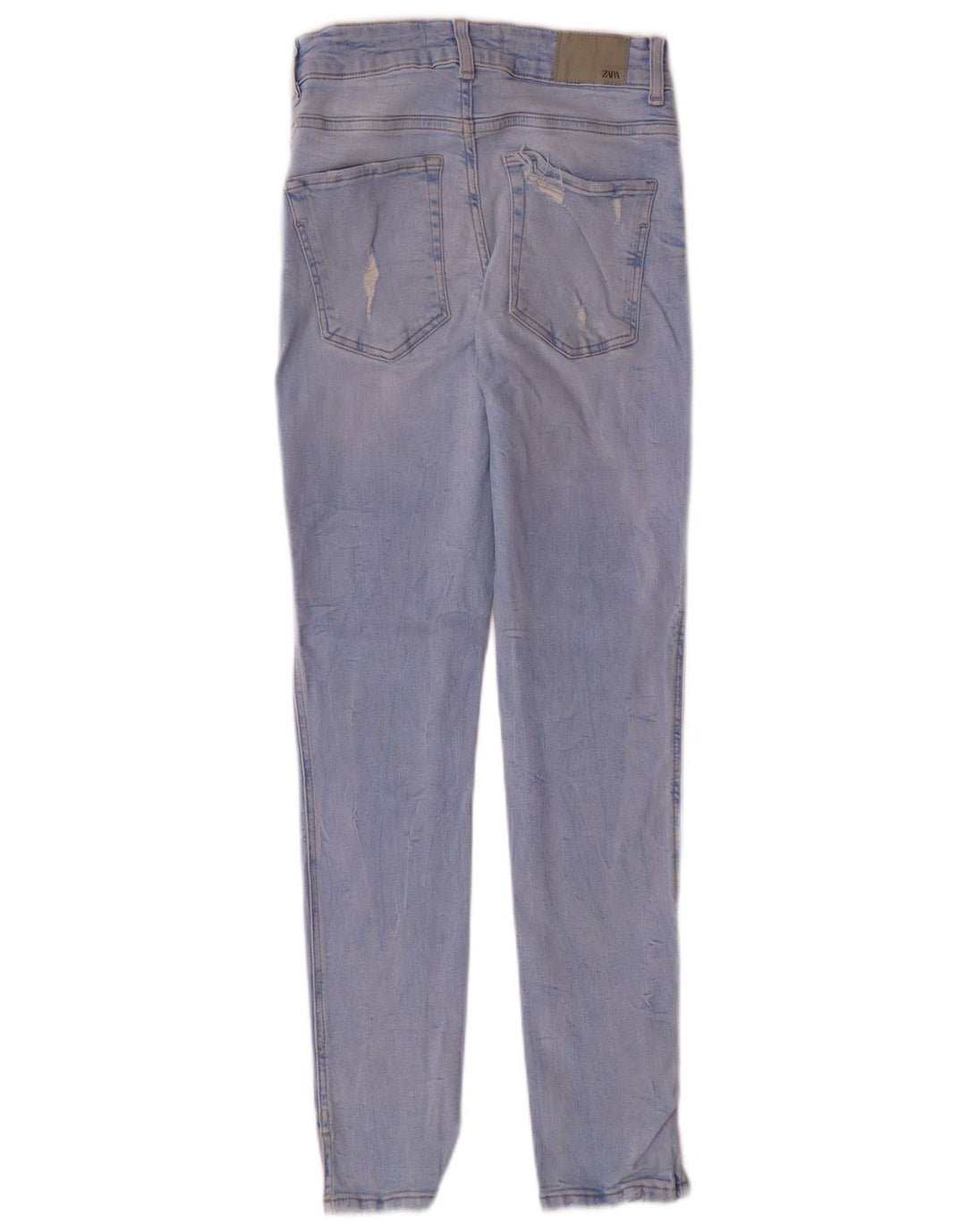 Женские джинсы скинни Zara EU 36 XS W26 L27 Синие хлопковые современные