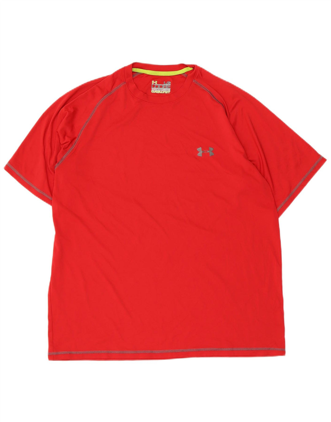 Мужская футболка Under Armour Heat Gear, большой красный полиэстер