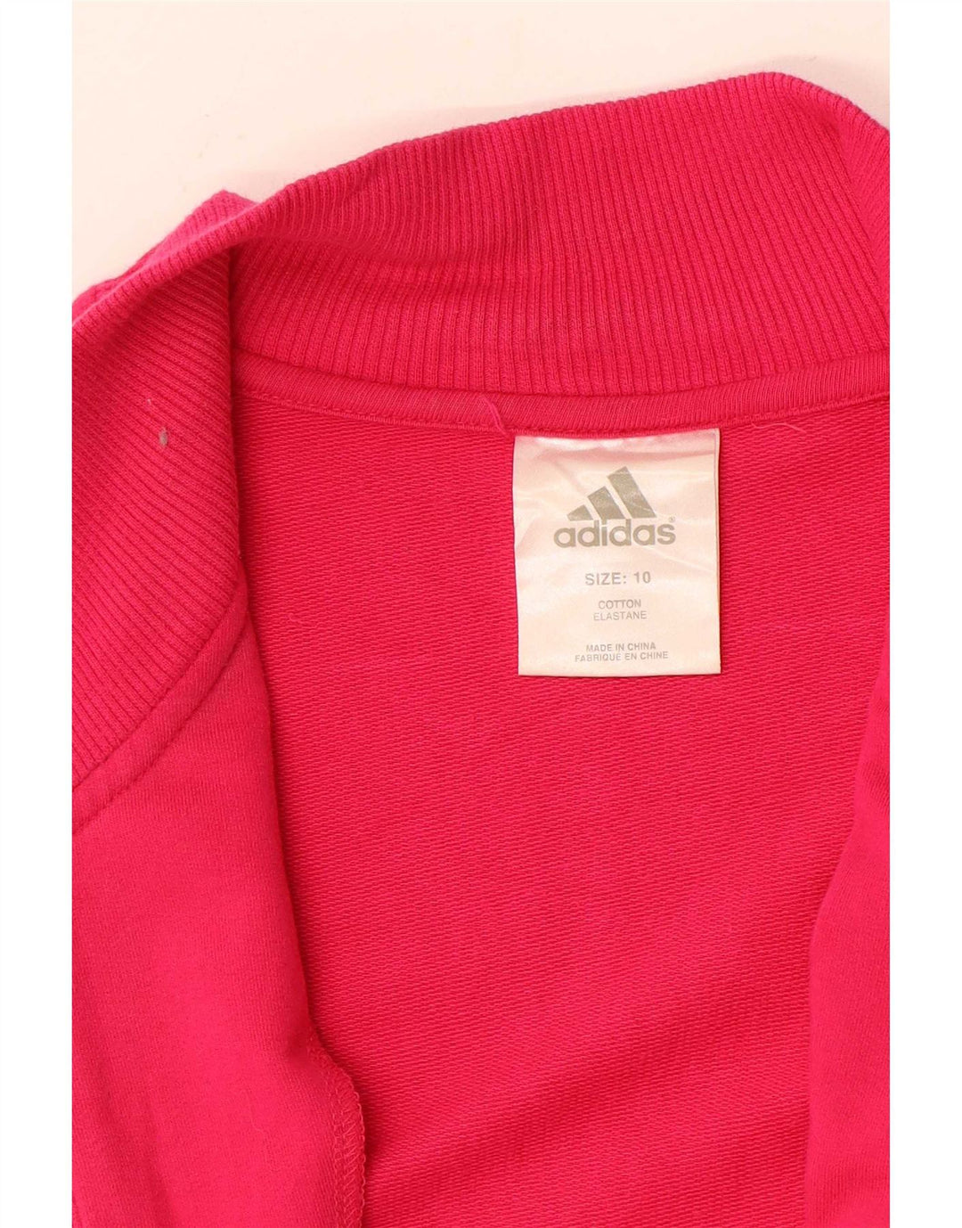 Женский спортивный костюм Adidas Top Jacket UK 10, маленький розовый хлопок