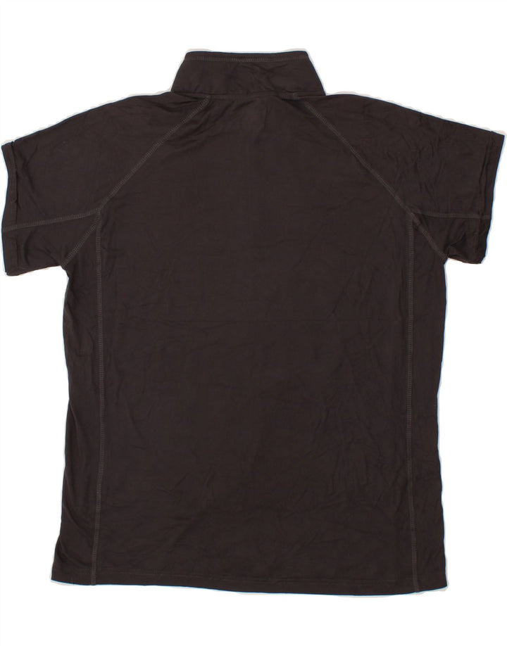 EDDIE BAUER Mens Polo Shirt Medium Grey Vintage Eddie Bauer and Second-Hand Eddie Bauer from Messina Hembry 