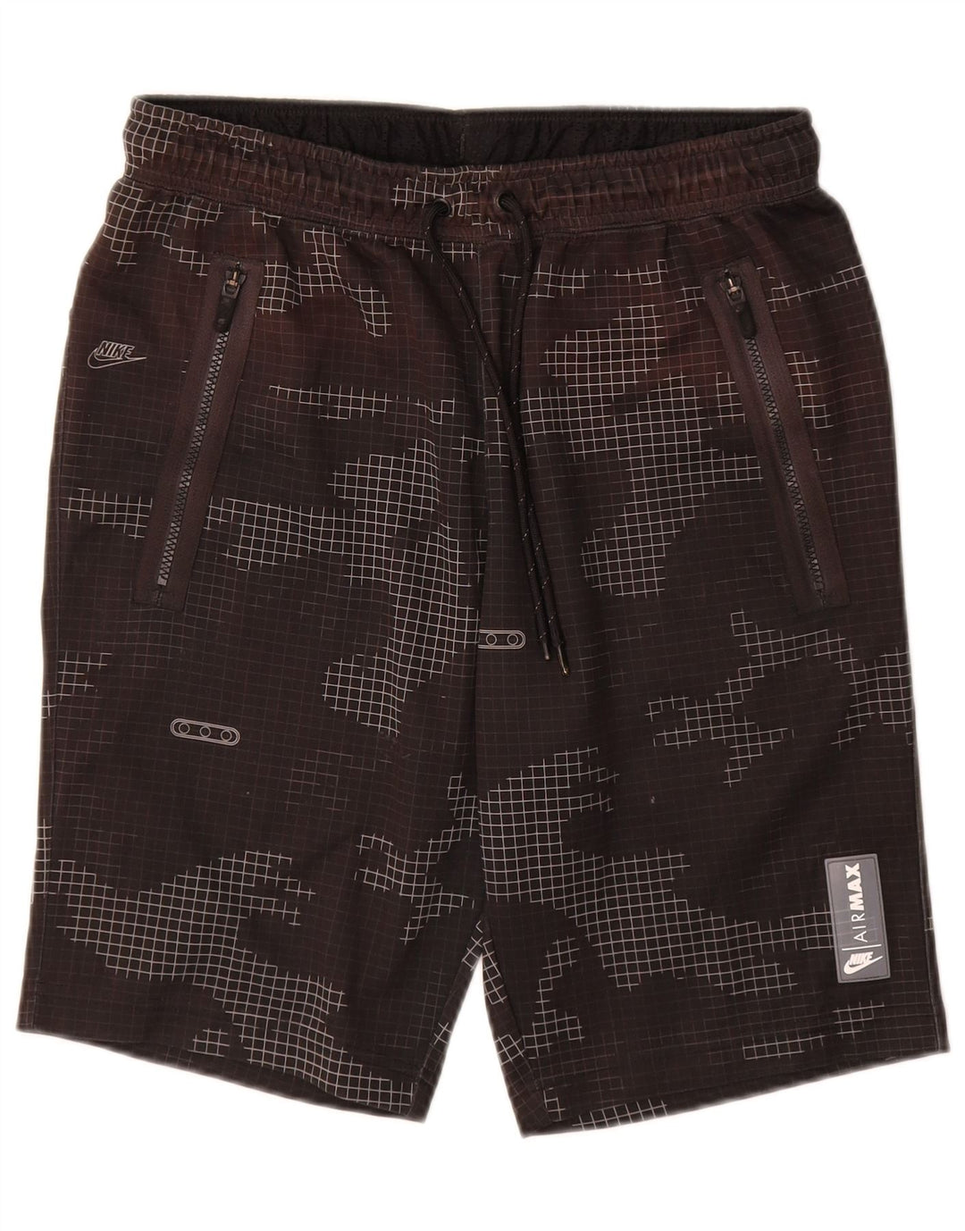 Мужские спортивные шорты Nike Medium W32 L10, черный камуфляжный полиэстер