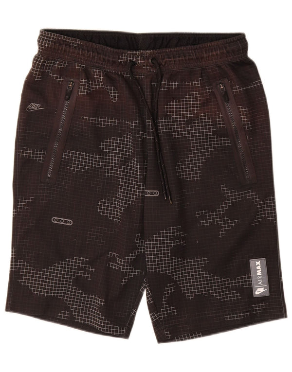 Мужские спортивные шорты Nike Medium W32 L10, черный камуфляжный полиэстер