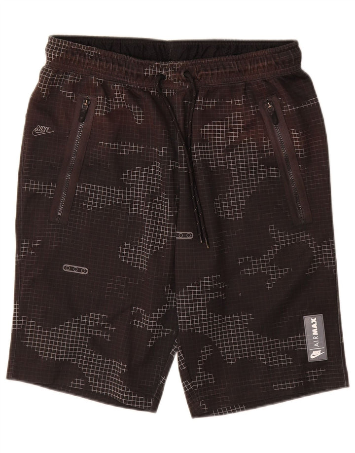 Мужские спортивные шорты Nike Medium W32 L10, черный камуфляжный полиэстер