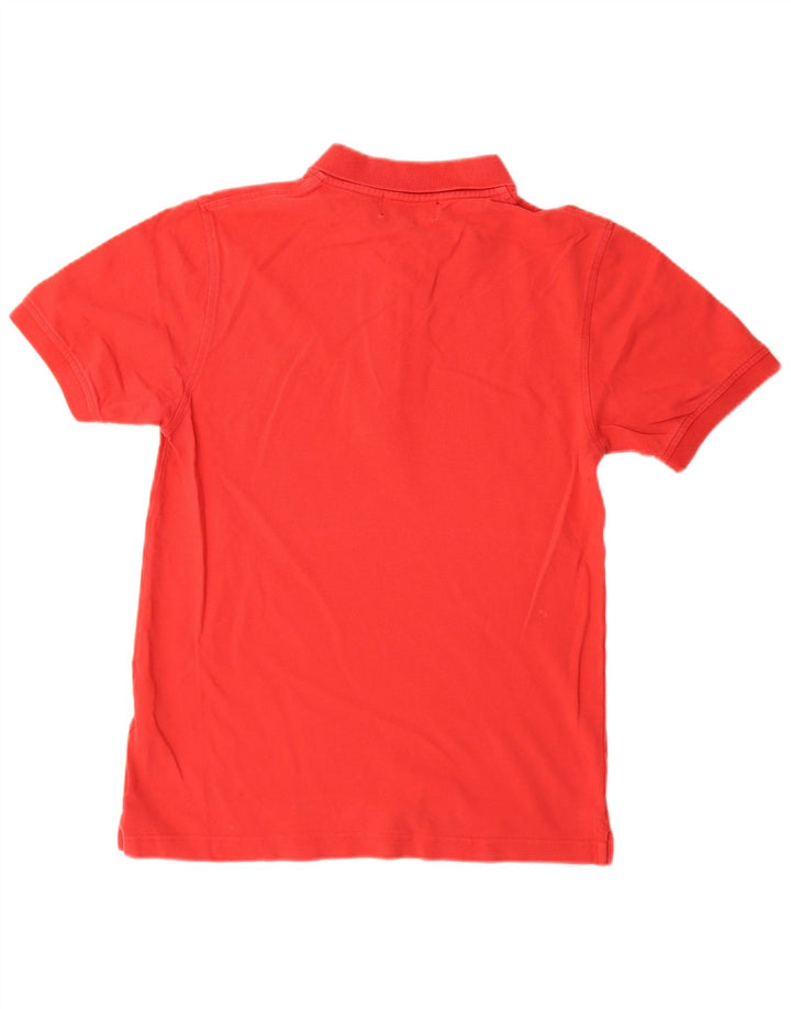 Мужская рубашка-поло Lyle & Scott, хлопковая, среднего красного цвета