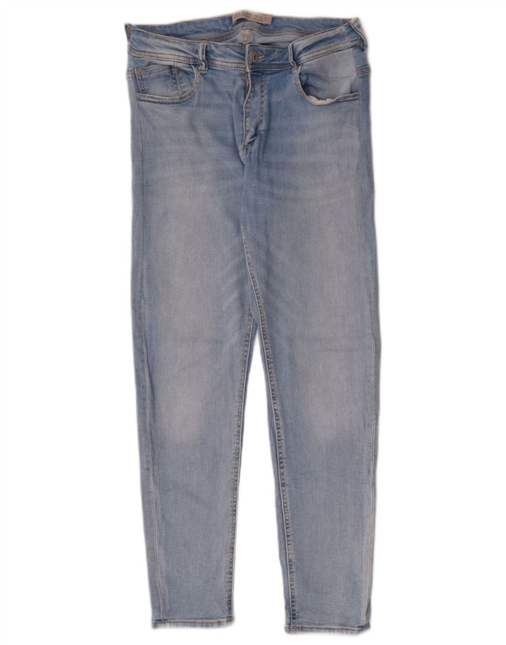 Женские узкие джинсы Zara EU 42, большие W32 L27, синие