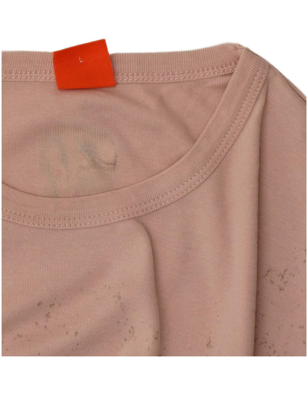 Женская футболка с рисунком Hugo Boss Top UK 16, большая розовая