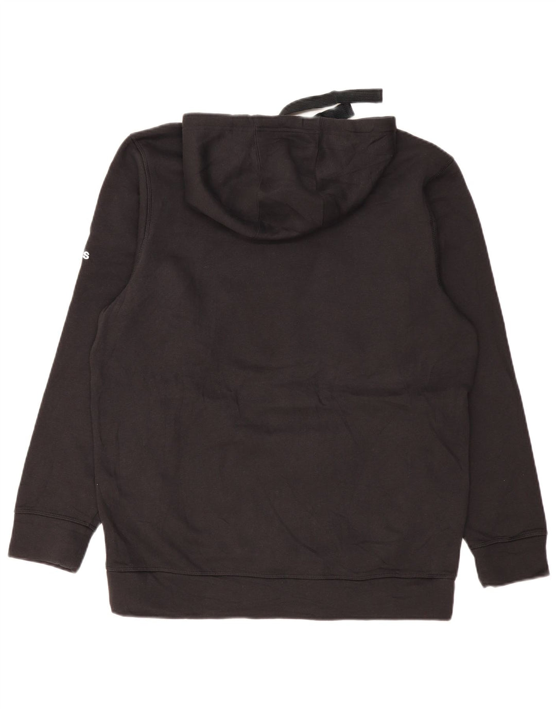 Мужской джемпер с капюшоном ADIDAS Raiders, большой черный, хлопковый