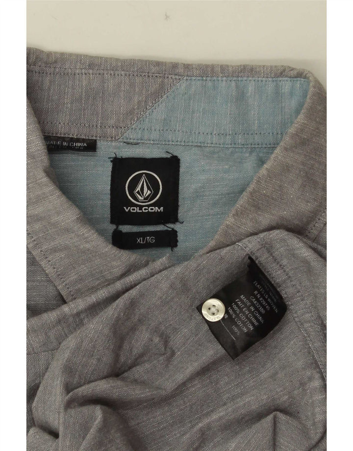 Мужская рубашка Volcom XL, серая, хлопок