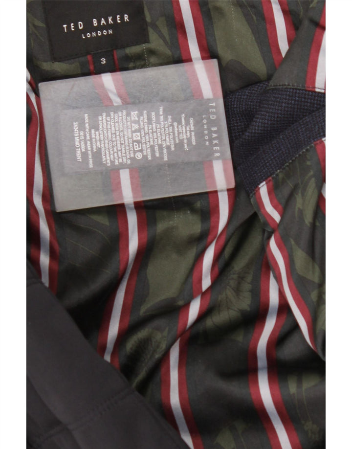 Мужская стеганая куртка TED BAKER, размер 3, средний темно-синий, полиэстер