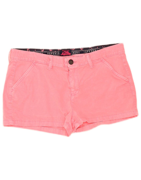 Женские шорты Superdry W34, большие розовые, хлопок