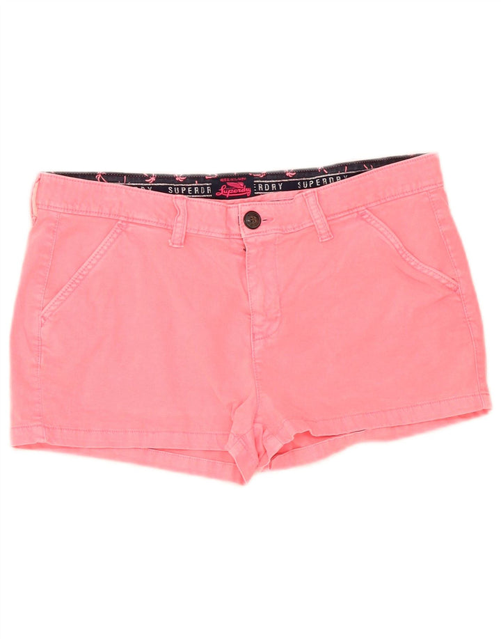 Женские шорты Superdry W34, большие розовые, хлопок