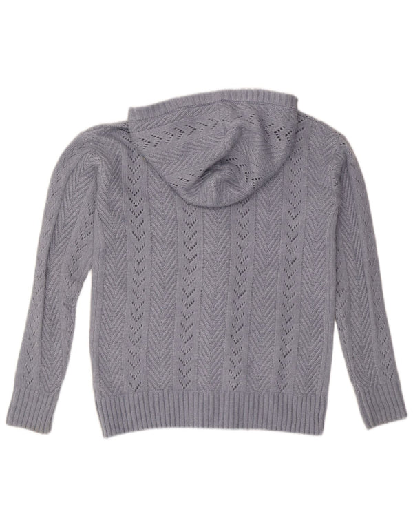 Женский свободный кардиган с капюшоном FAT FACE, Великобритания, 6 XS, синий нейлон