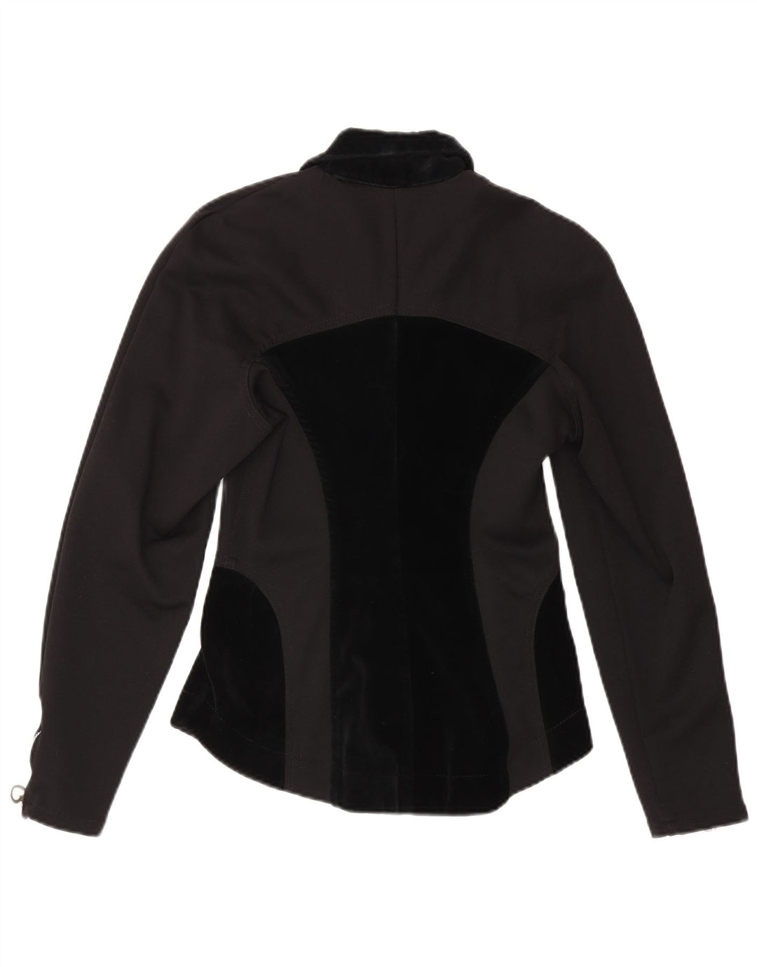 Женская блузонная куртка Maille UK 8, маленькая, черная, нейлон с цветными блоками