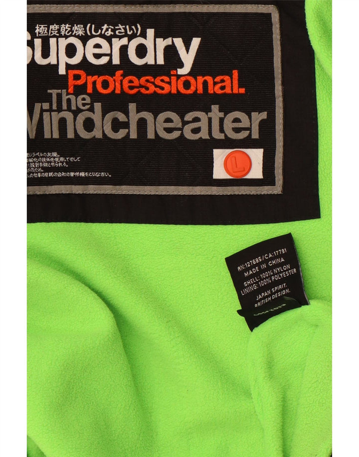 SUPERDRY Женская ветровка The Windcheater UK 16, большая черная